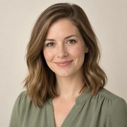 Illustrative AI-generated portrait of a fictional person