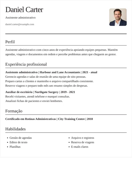 assistente administrativo - Editorial Modelo