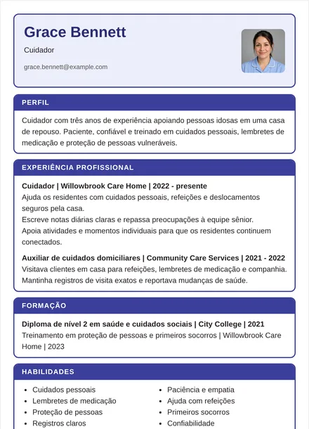Cuidador - Molduras Modelo