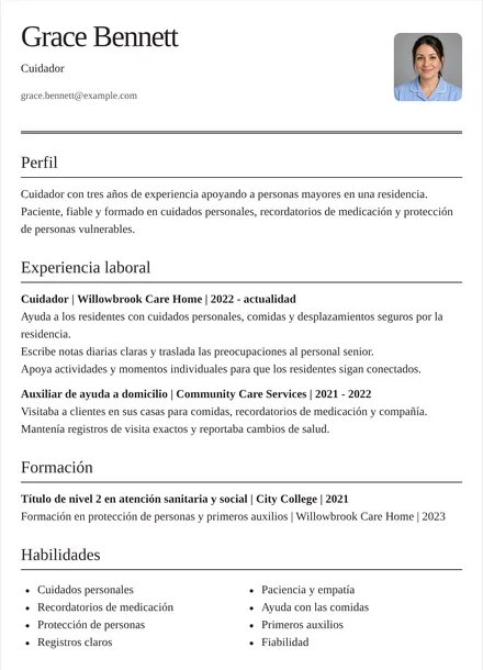 Cuidador - Editorial Diseño