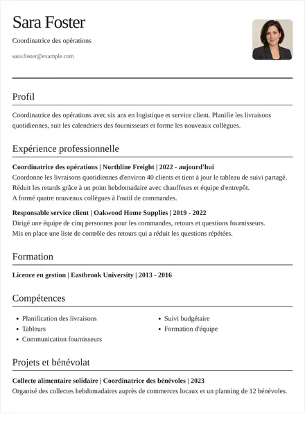 coordinateur des opérations - Éditorial Mise en page