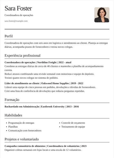 coordenador de operações - Editorial Modelo