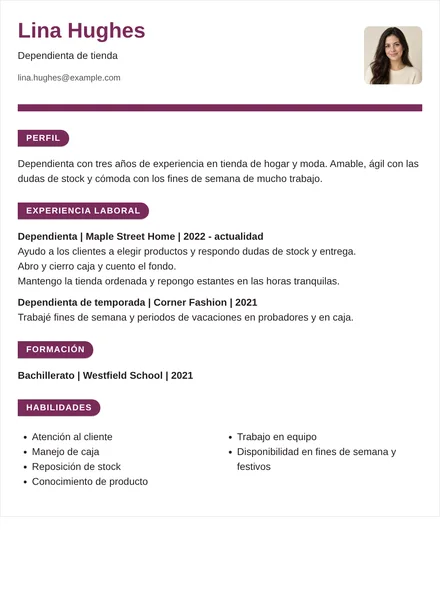 dependiente de tienda - Cinta Diseño