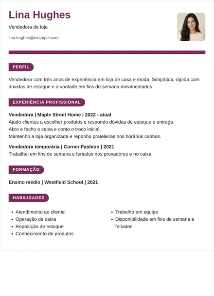 vendedor de loja - Fita Modelo