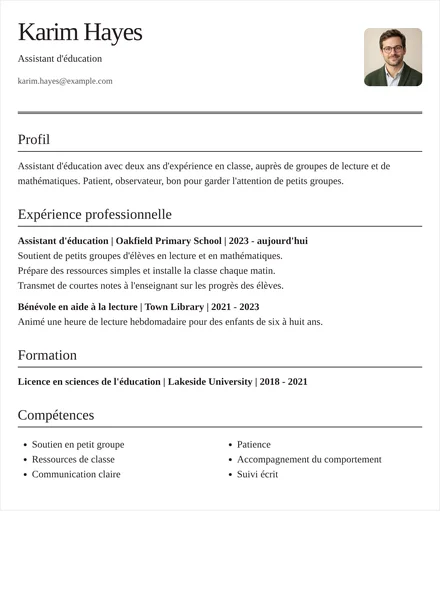 assistant d'éducation - Éditorial Mise en page