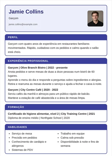 Garçom - Molduras Modelo