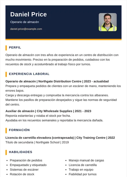 Operario de almacén - Dos tonos Diseño