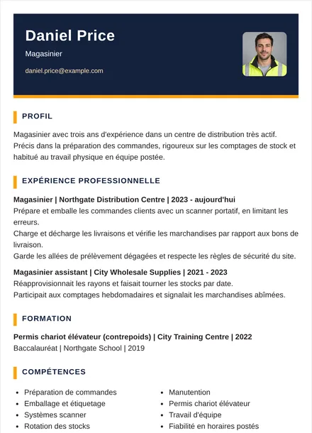 Magasinier - Duo Mise en page